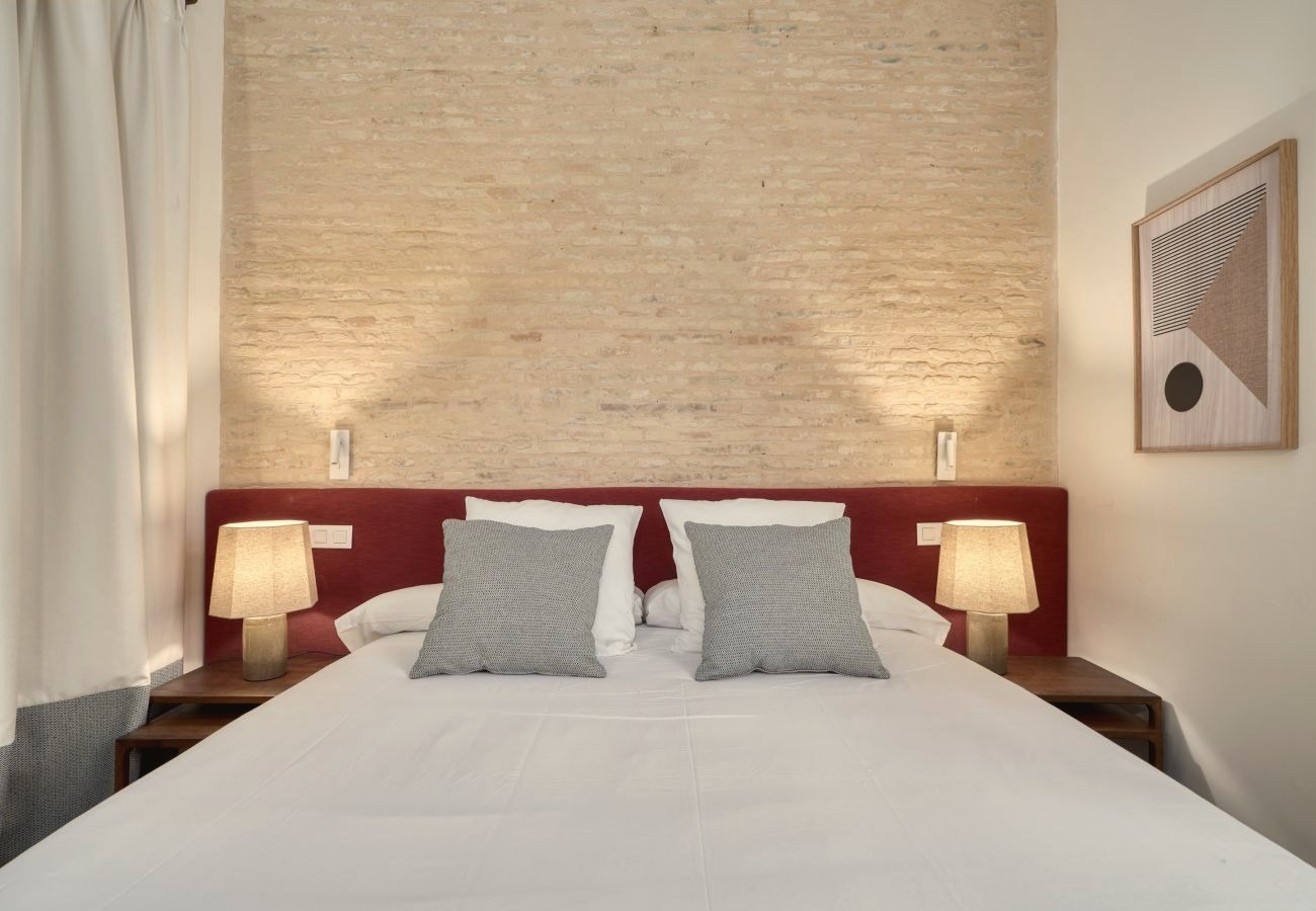 El dormitorio con cama king