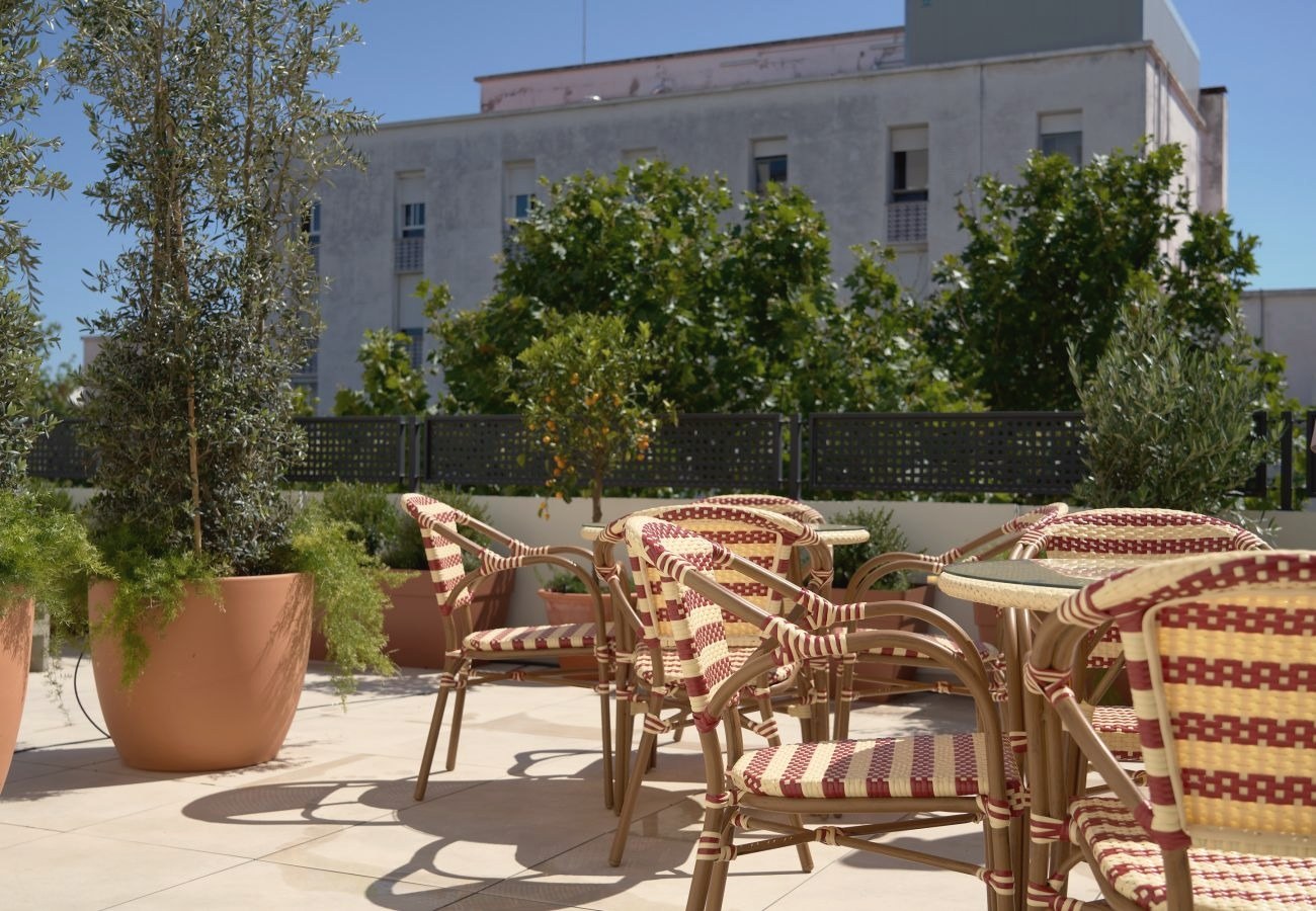La terraza en la azotea